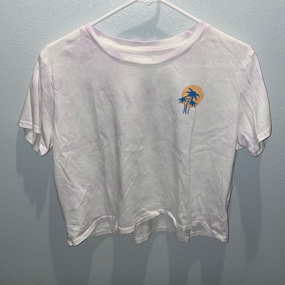 Cropped Pura Vida Tie-dye T-Shirt